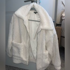 White Teddy Jacket